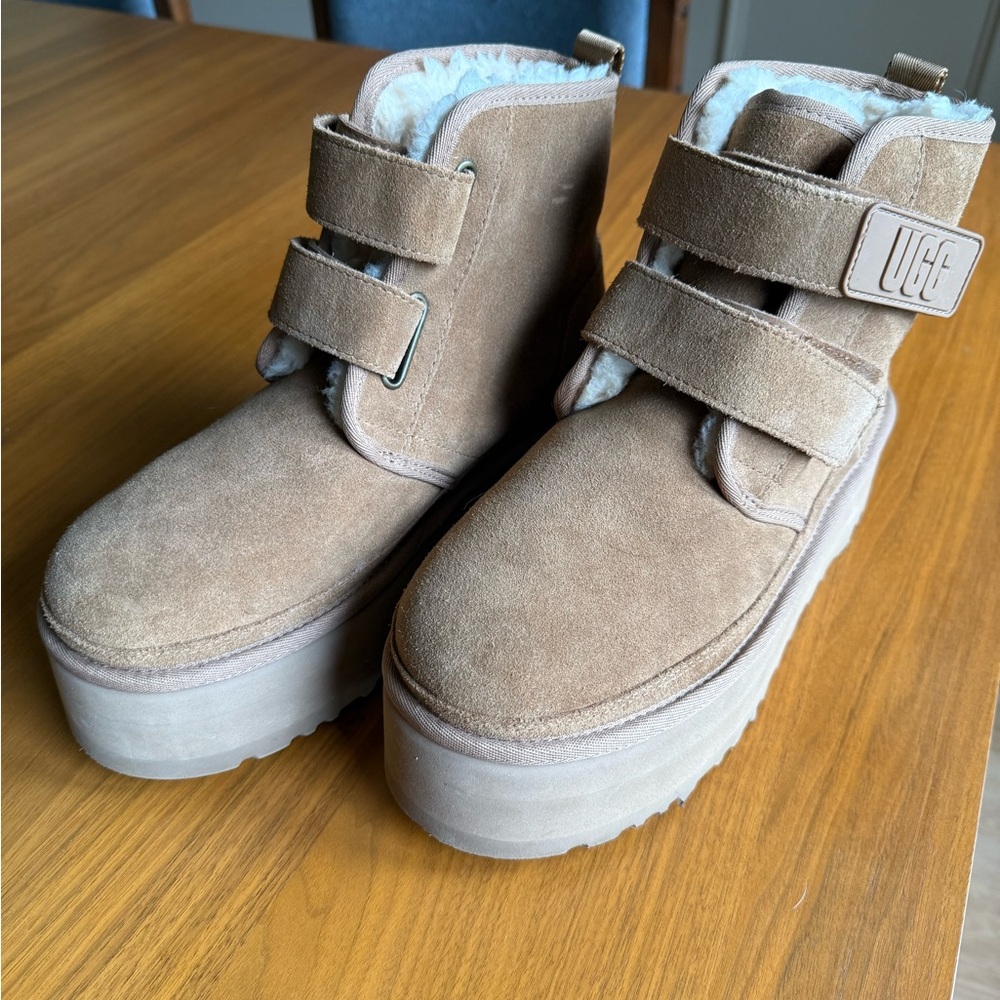 UGG Brown Neumel Platform Boots